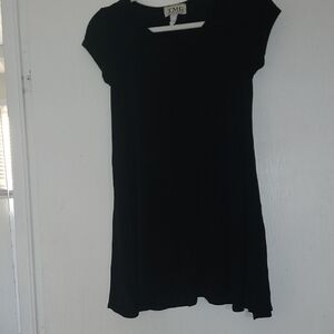 Black Short Sleeve Tunic